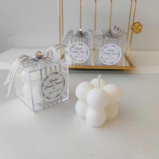 Wedding Candle Favors for Guest, Engagement Candle Favors, Bridesmaid Gifts, Quinceañera Favors, 16th Birthday Gift, Bridal Shower Gifts